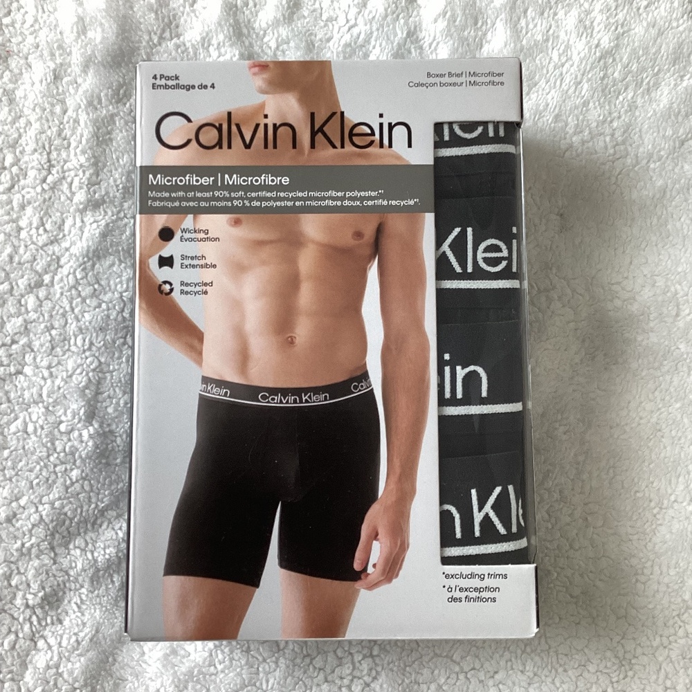 NWT - Calvin Klein 4 pk boxer briefs